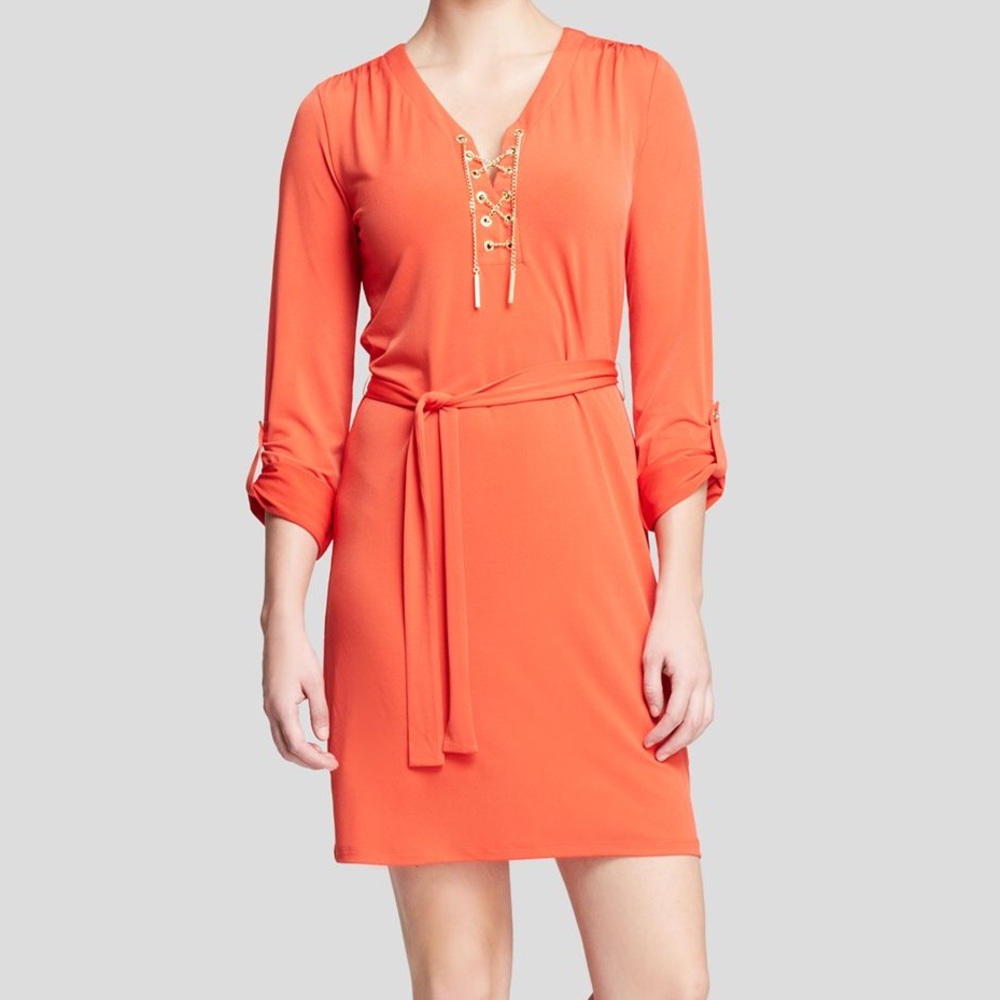 Michael Kors Orange Chain Dress